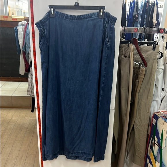 J. Jill Blue Maxi Skirt for Work - Picture 1 of 6